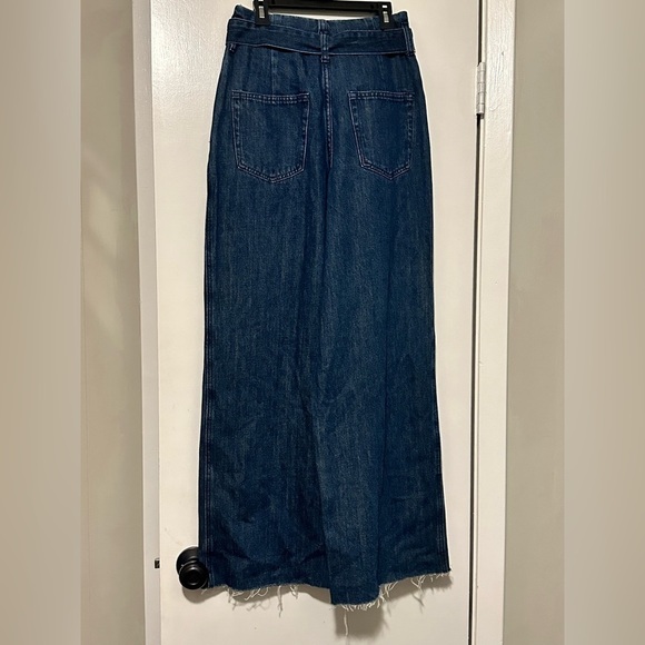 NWT Zara TRF wide leg jeans size 0 - Picture 4 of 9